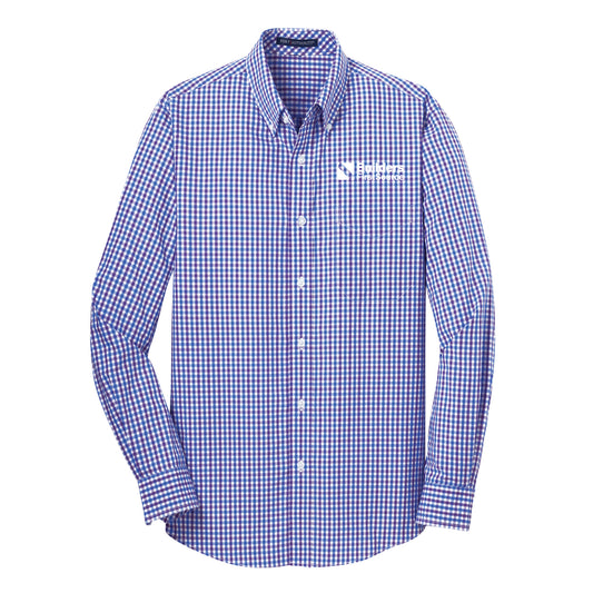 Port Authority® - Long Sleeve Gingham Easy Care Shirt