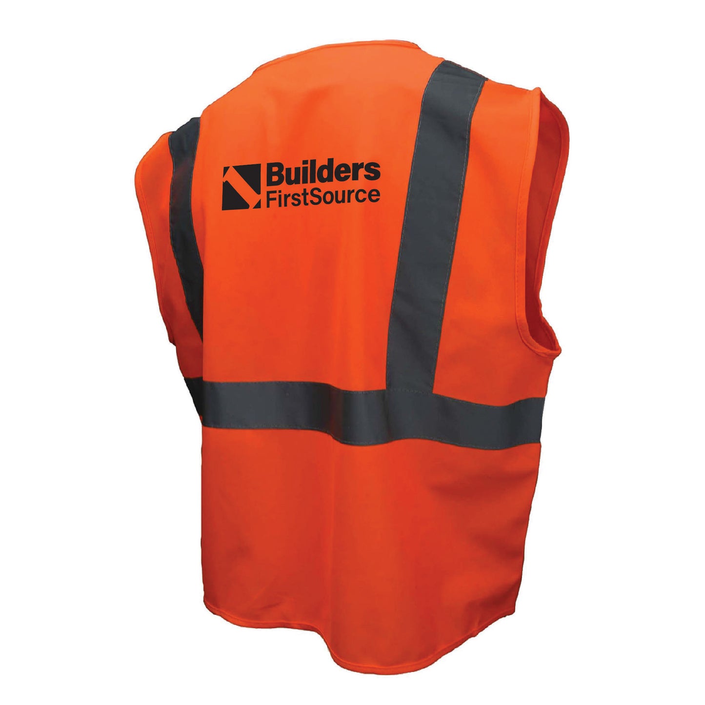Economy Solid Fabric Safety Vest with Velcro, ANSI 2, R