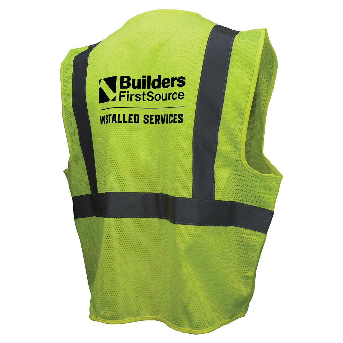 Installed Services - Economy Mesh Safety Vest with Zipper, ANSI 2, R