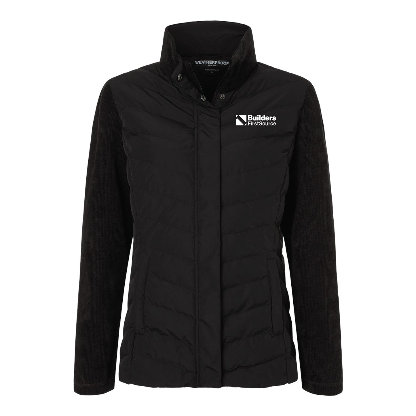 LIMITED EDITION: Weatherproof - Ladies' Mixed Media Chevron Jacket