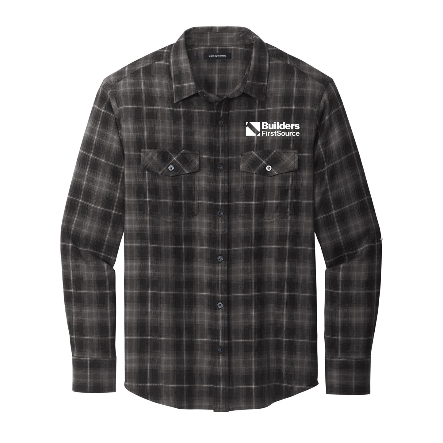 Port Authority® - Long Sleeve Ombre Men's Plaid Shirt
