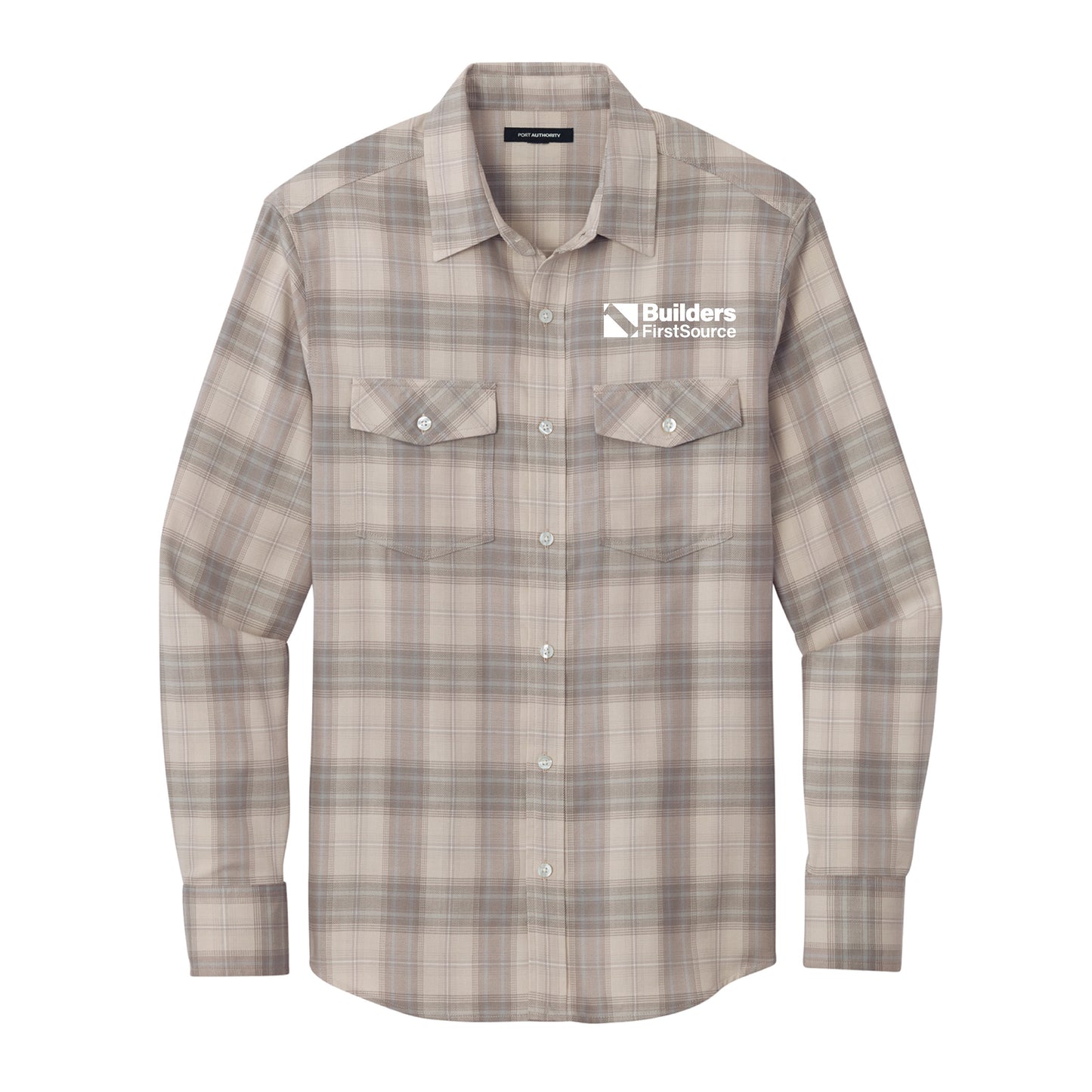 Port Authority® - Long Sleeve Ombre Men's Plaid Shirt