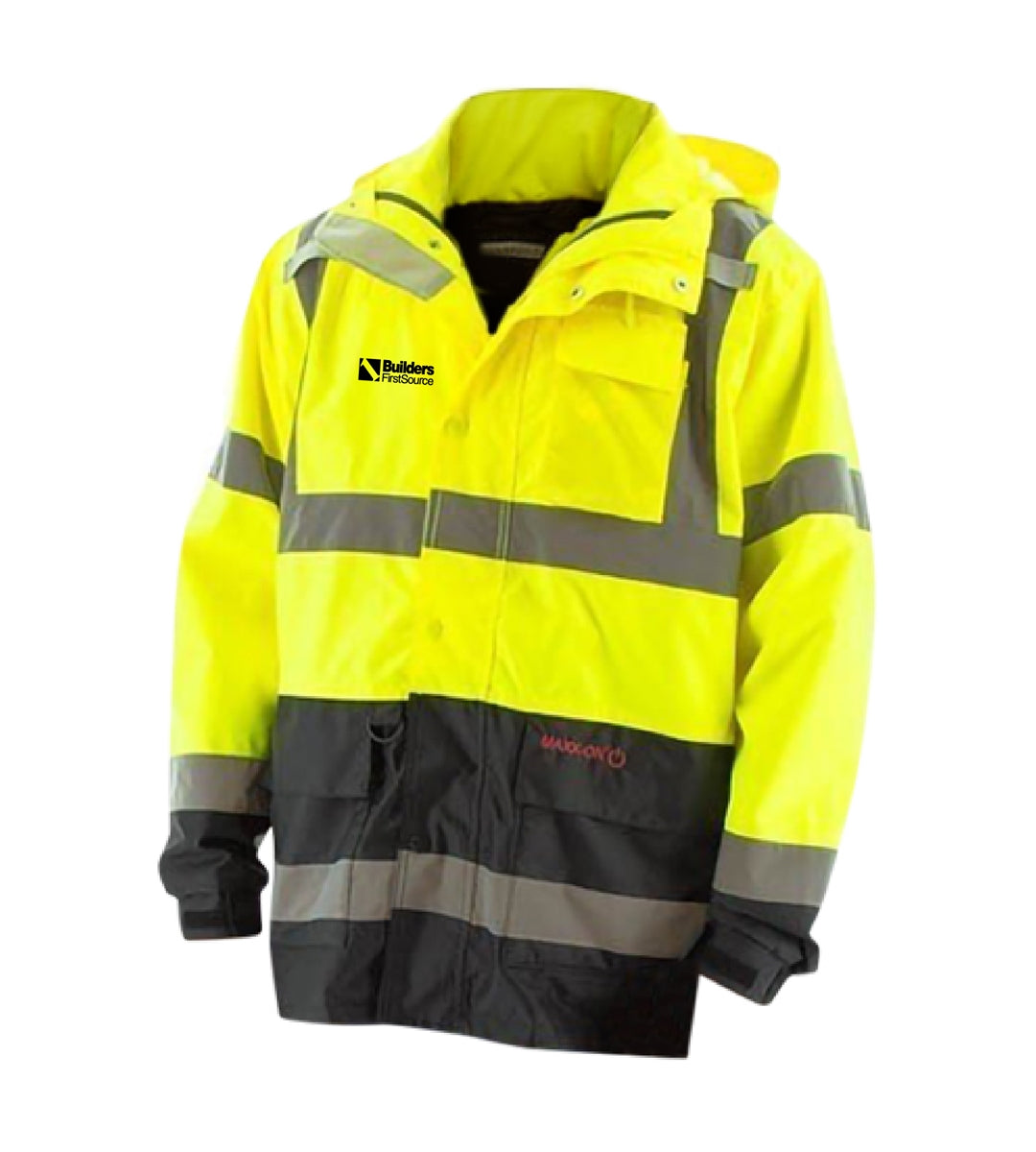 High Visibility Waterproof Parka, ANSI 3, R