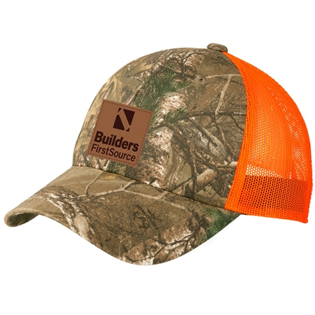 Structured Camouflage Mesh Back Hat