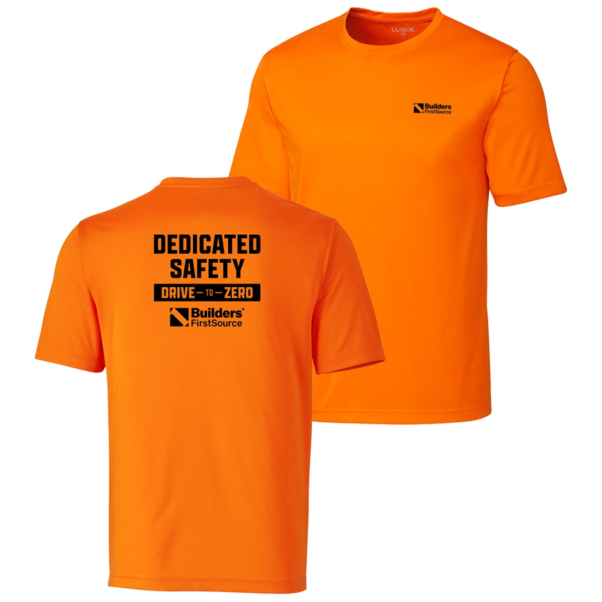 Drive-to-Zero Clique Spin Performance Short Sleeve Tee