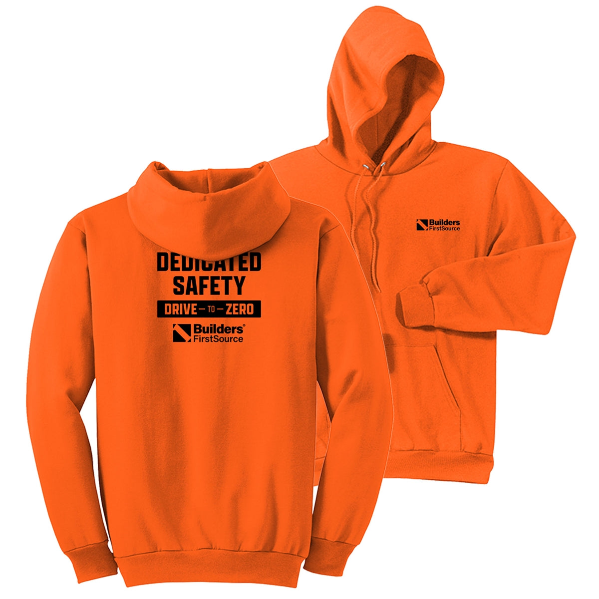 Drive-to-Zero Essential Fleece Pullover Hooded Sweatshirt