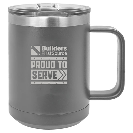 Proud to Serve Polar Camel 15 oz. Vacuum Insulated Mug