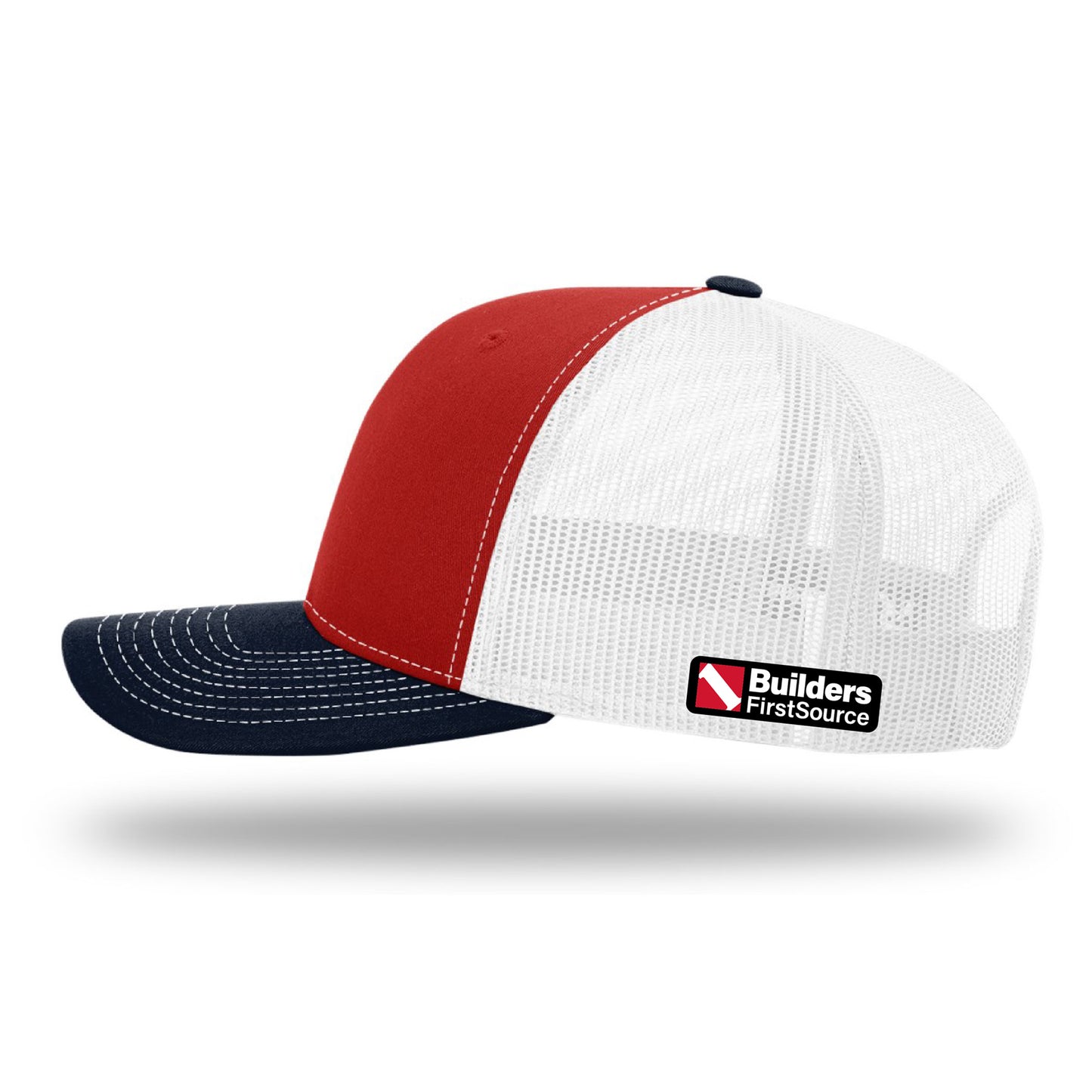 Richardson - Snapback Trucker Hat American Flag Patch