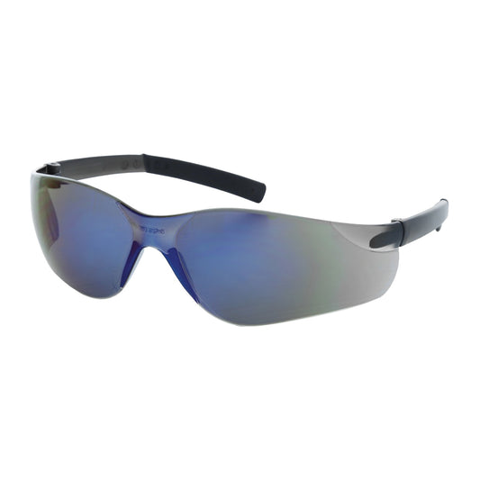 Hailstorm Safety Glasses with Blue Mirror Lens