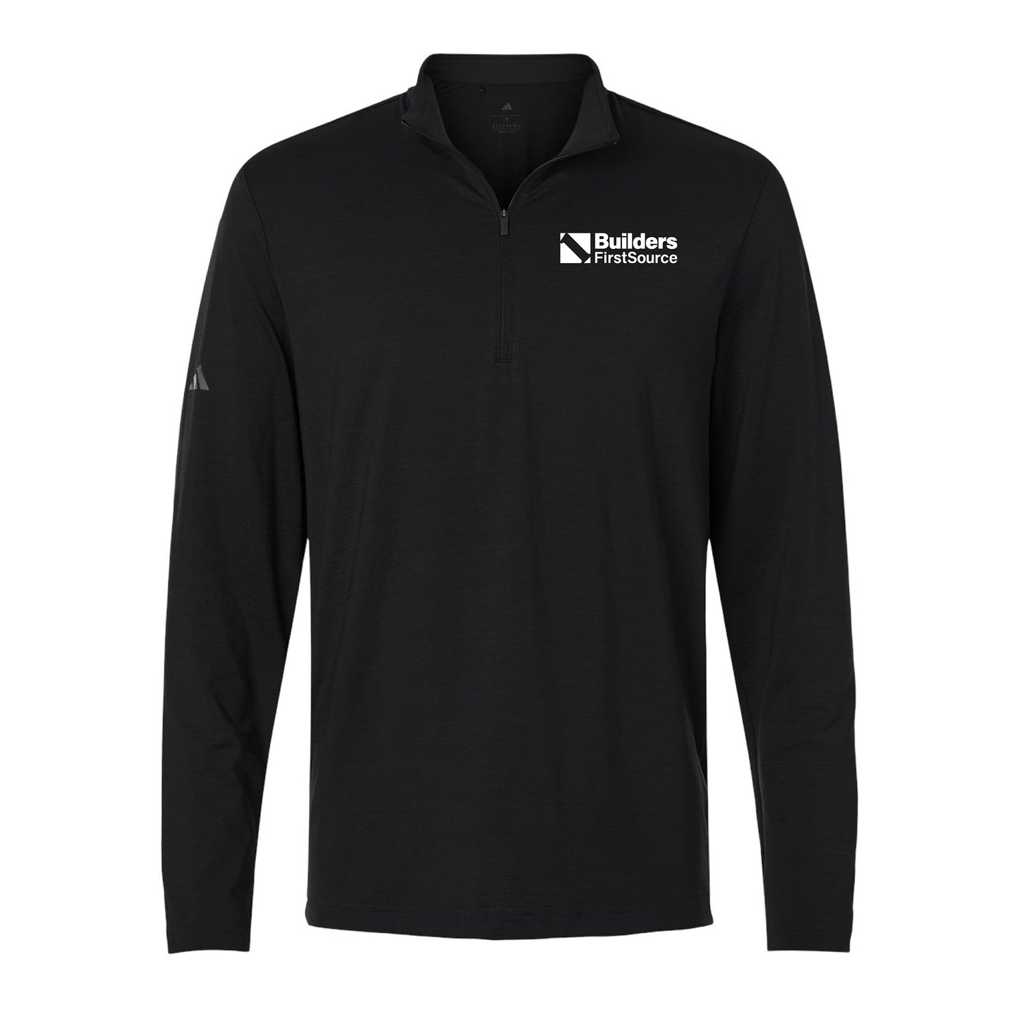 Adidas - Men's Textured Stripe Quarter-Zip Pullover