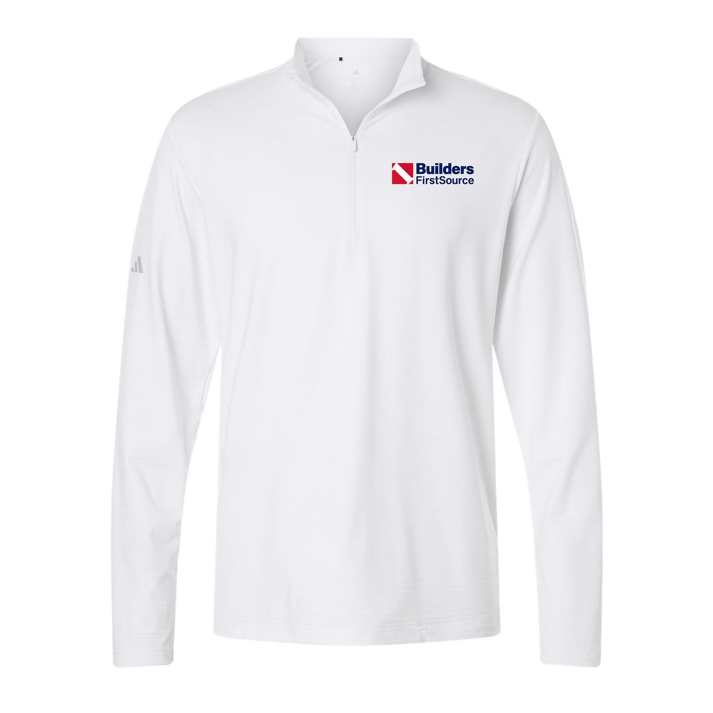 Adidas - Men's Textured Stripe Quarter-Zip Pullover