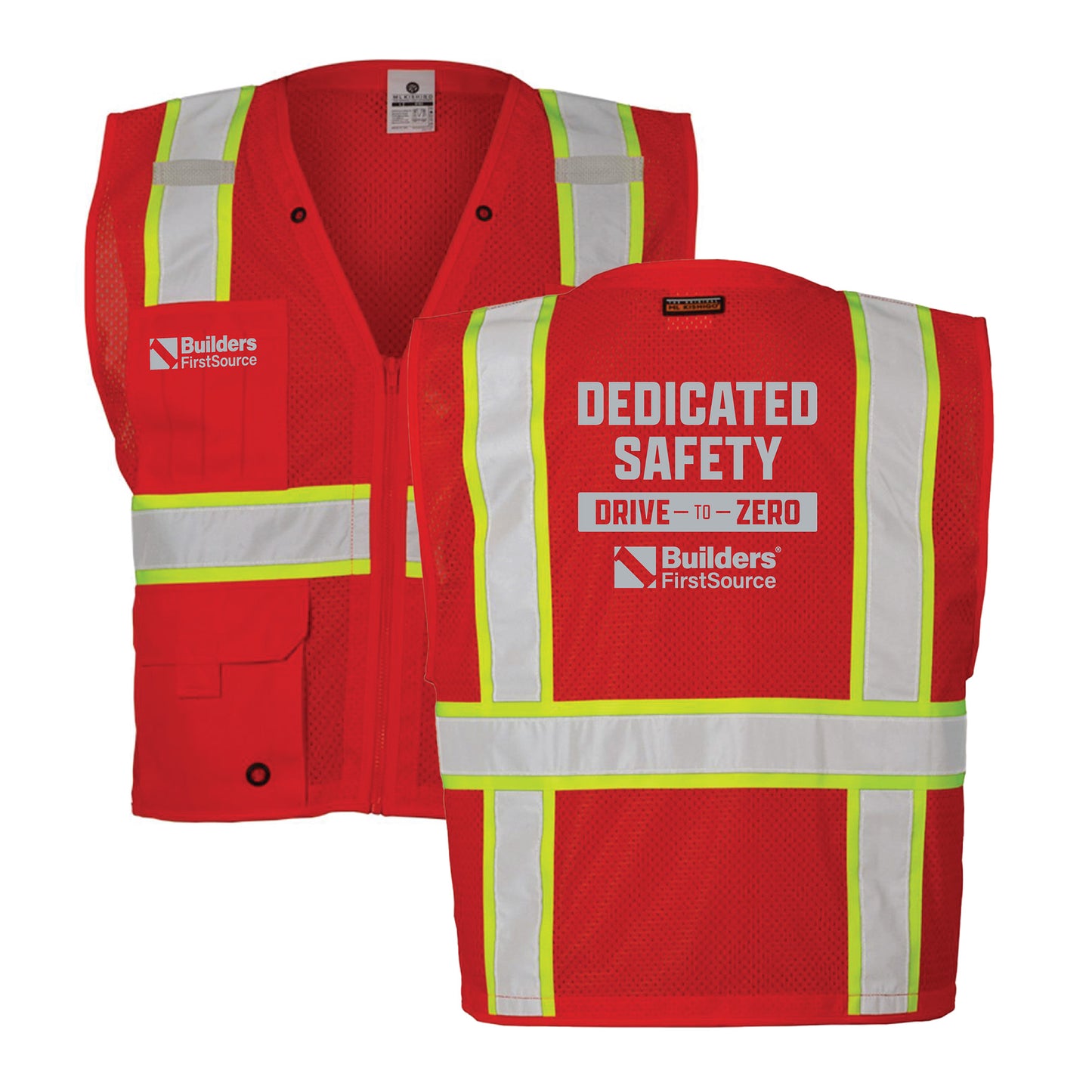 Kishigo - Unisex EV Series® Enhanced Visibility Multi-Pocket Mesh Vest