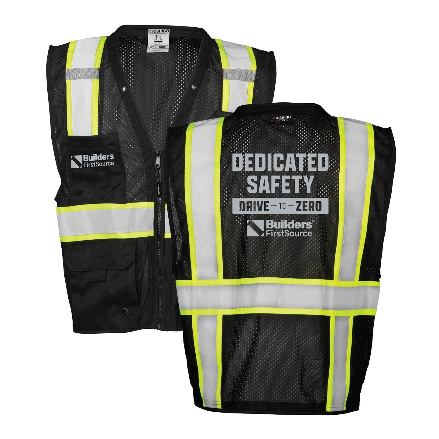 Kishigo - Unisex EV Series® Enhanced Visibility Multi-Pocket Mesh Vest