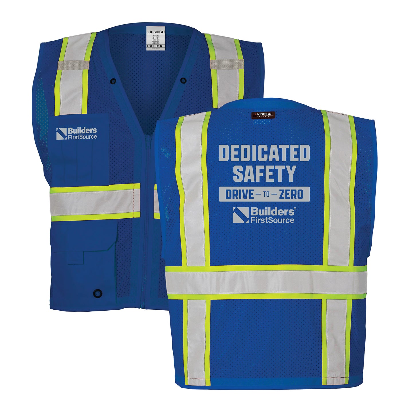 Kishigo - Unisex EV Series® Enhanced Visibility Multi-Pocket Mesh Vest