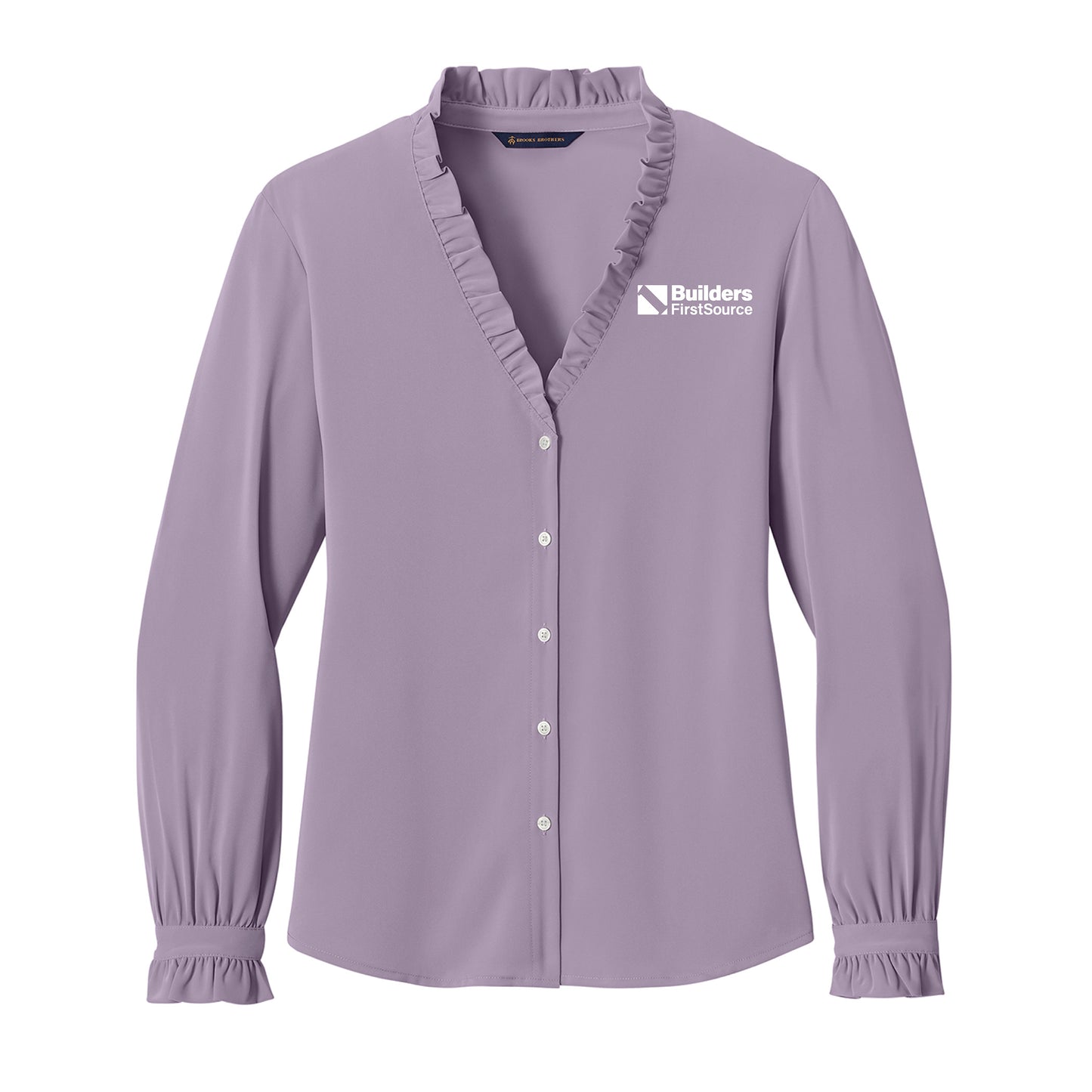 Brooks Brothers® - Ladies' Long Sleeve Ruffle Collar Blouse