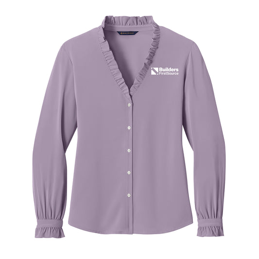 Brooks Brothers® - Ladies' Long Sleeve Ruffle Collar Blouse