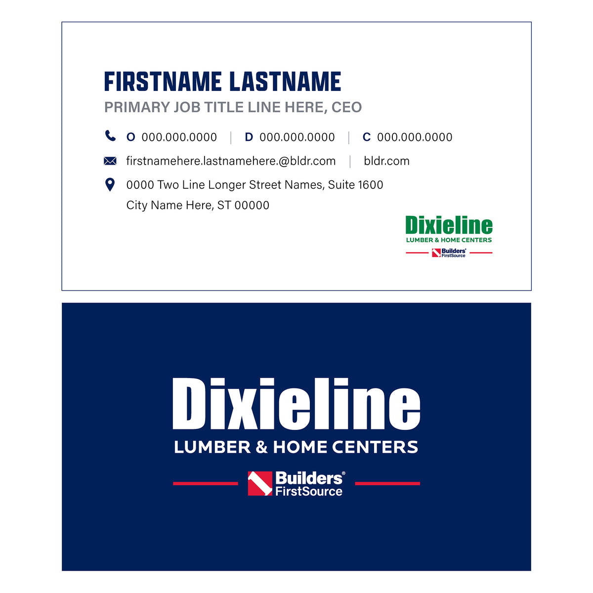 Builders FirstSource - Business Cards