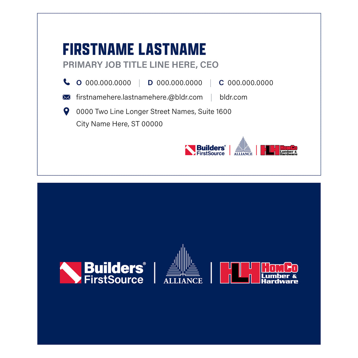 Builders FirstSource - Business Cards