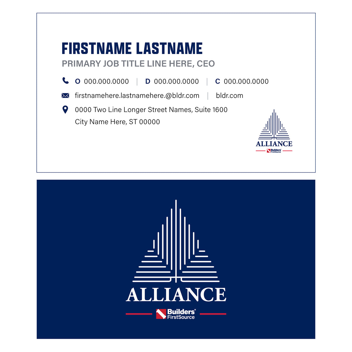 Builders FirstSource - Business Cards