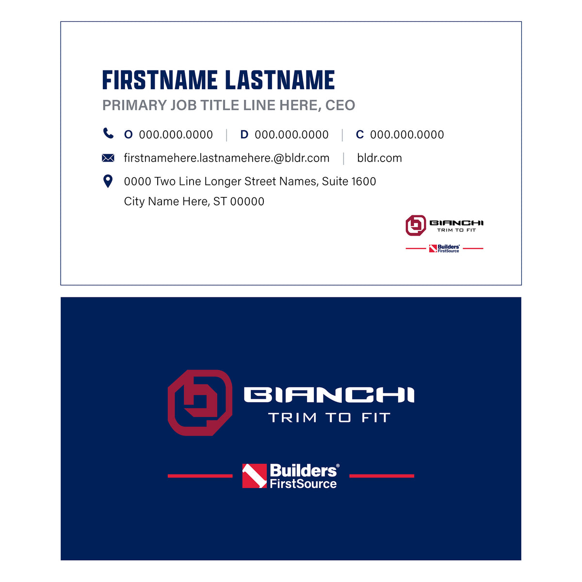 Builders FirstSource - Business Cards