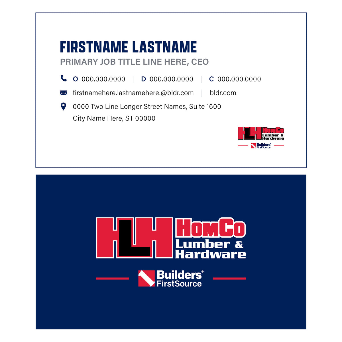 Builders FirstSource - Business Cards