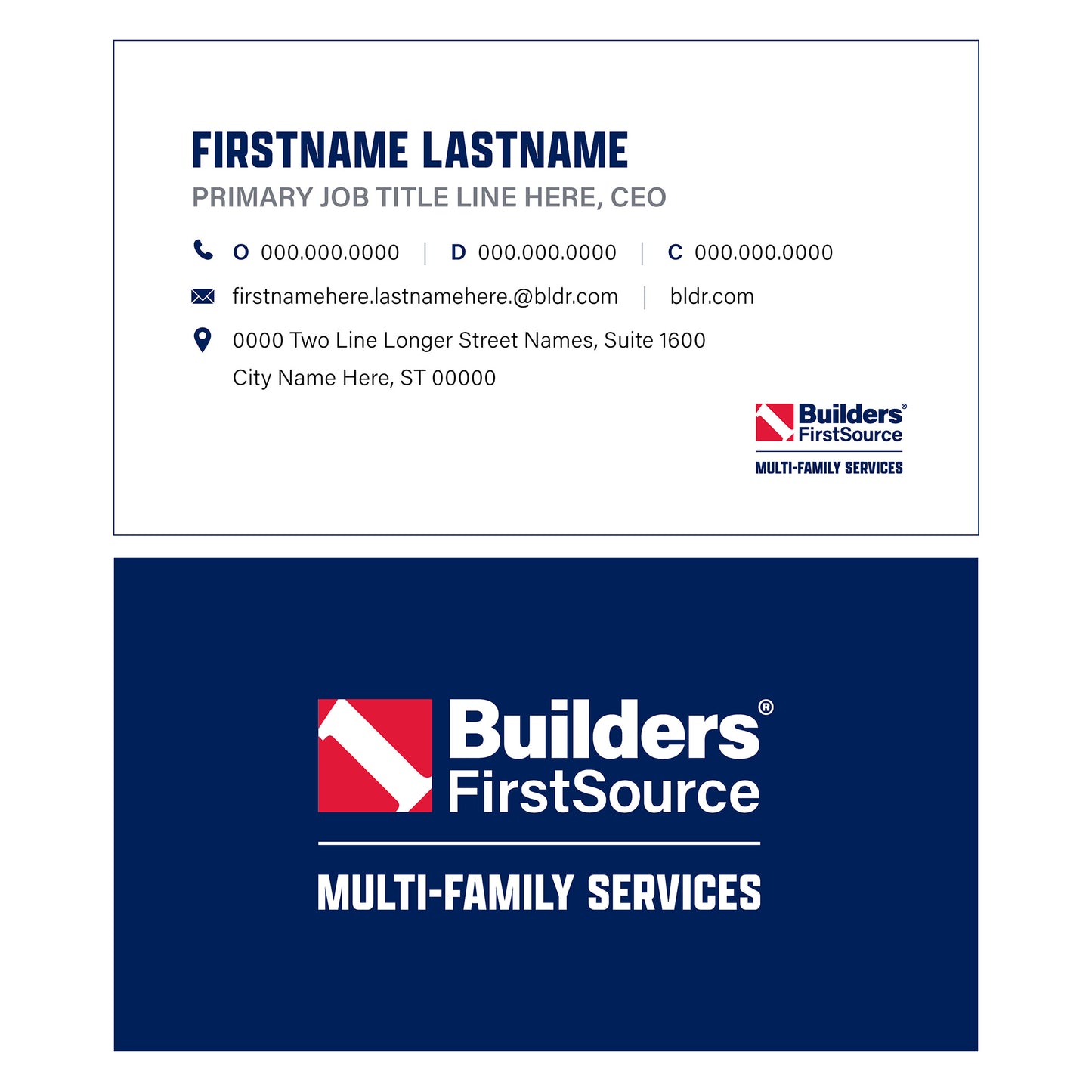 Builders FirstSource - Business Cards
