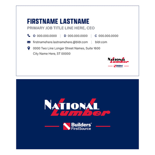 Builders FirstSource - Business Cards