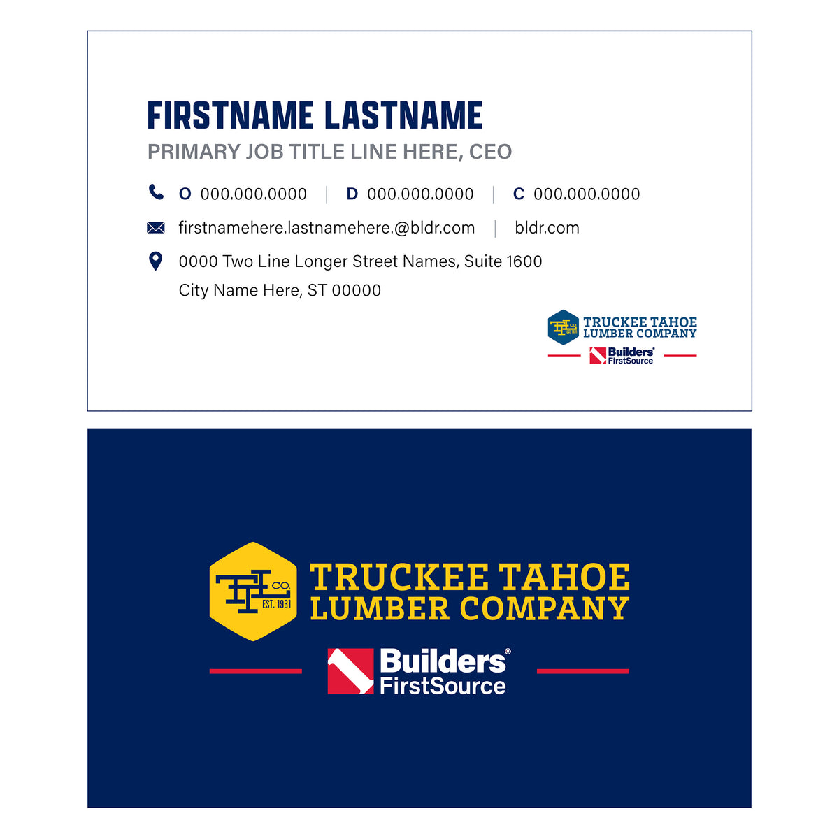Builders FirstSource - Business Cards