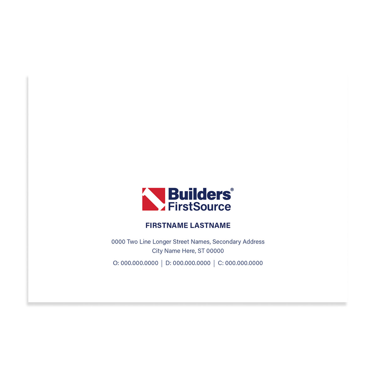 Builders FirstSource - 5 x 7 Notecards (Box of 25)