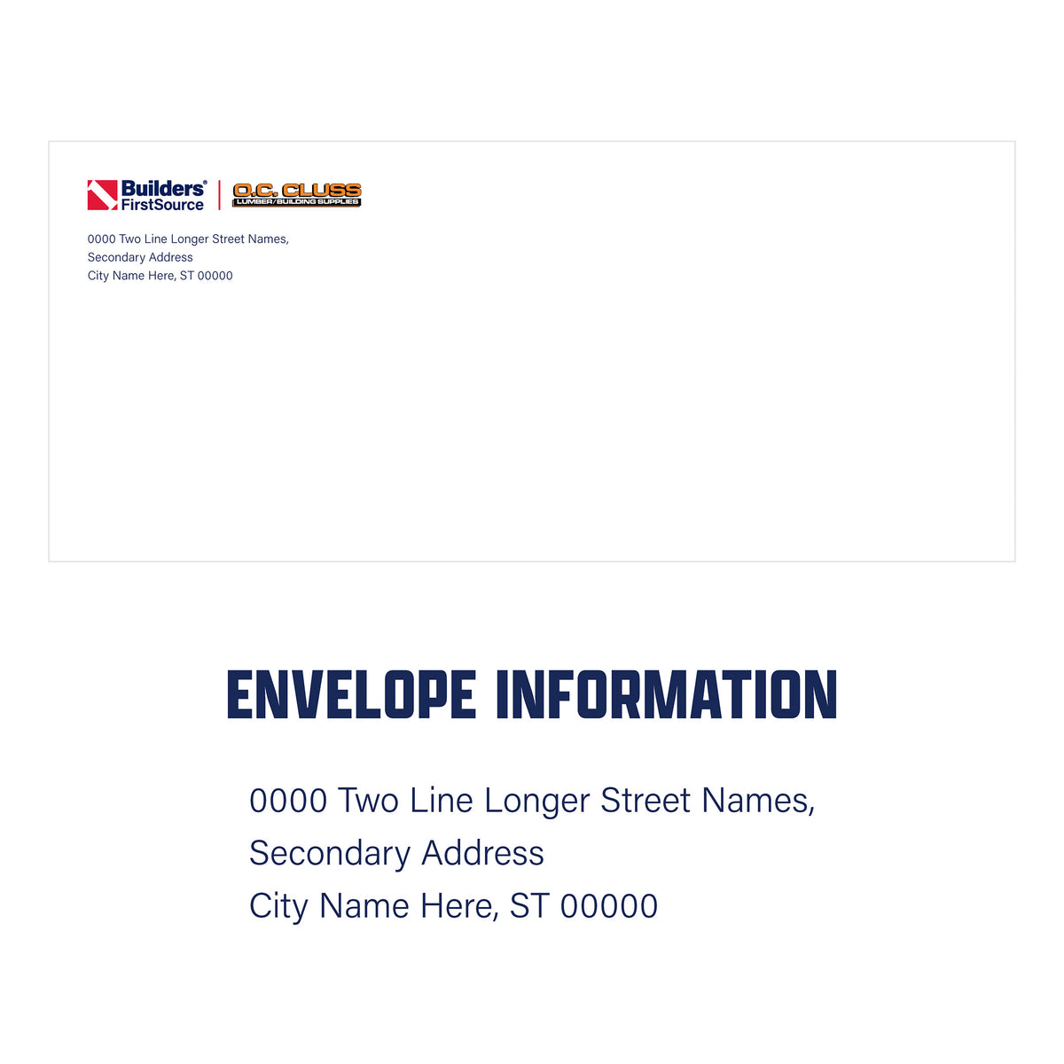 Builders FirstSource - #14 Envelopes (5" x 11.5")