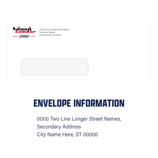 Builders FirstSource - #10 Envelopes (4.125" x 9.5")