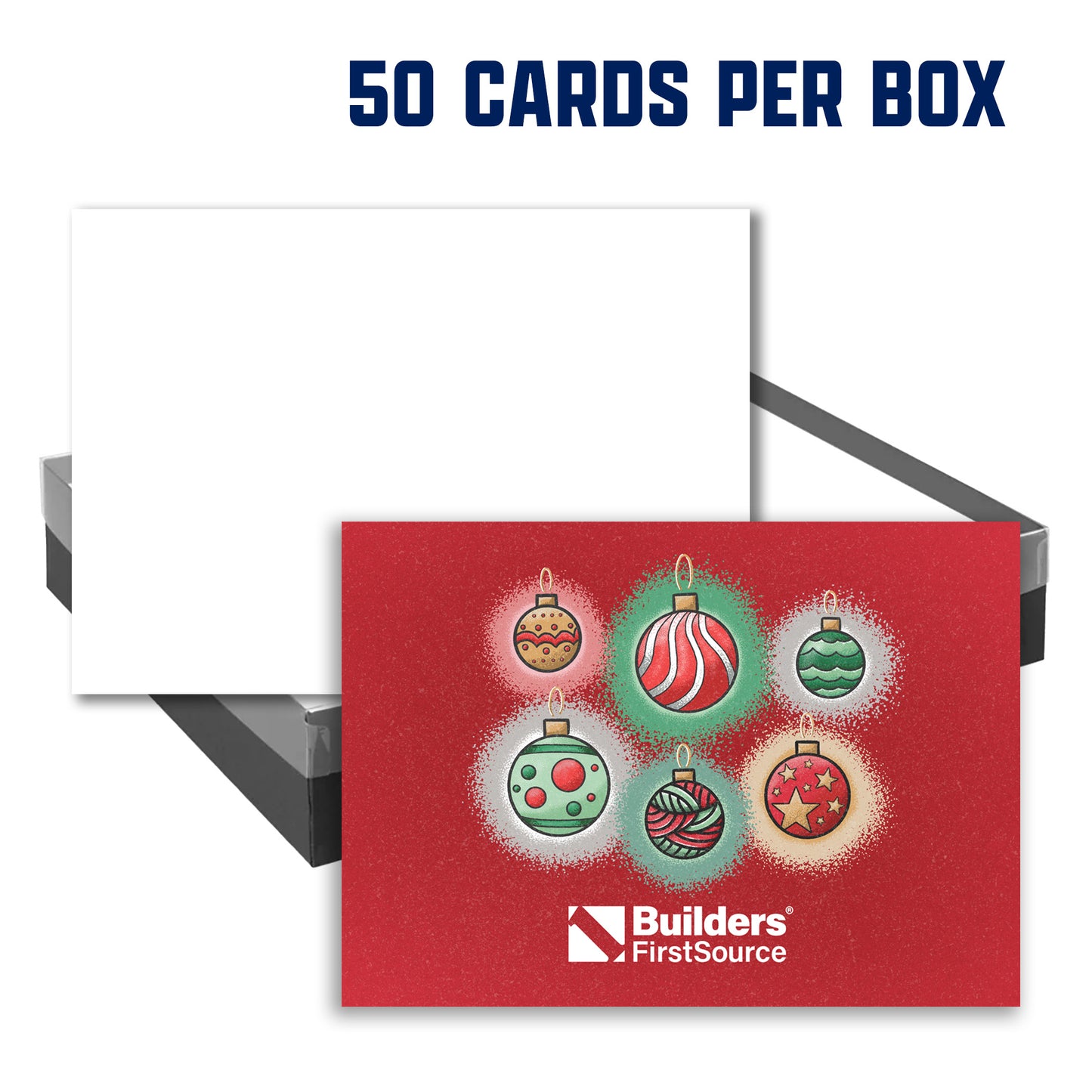 LIMITED - Builders FirstSource Holiday Cards - 1 Box (50 Cards/Envelopes)