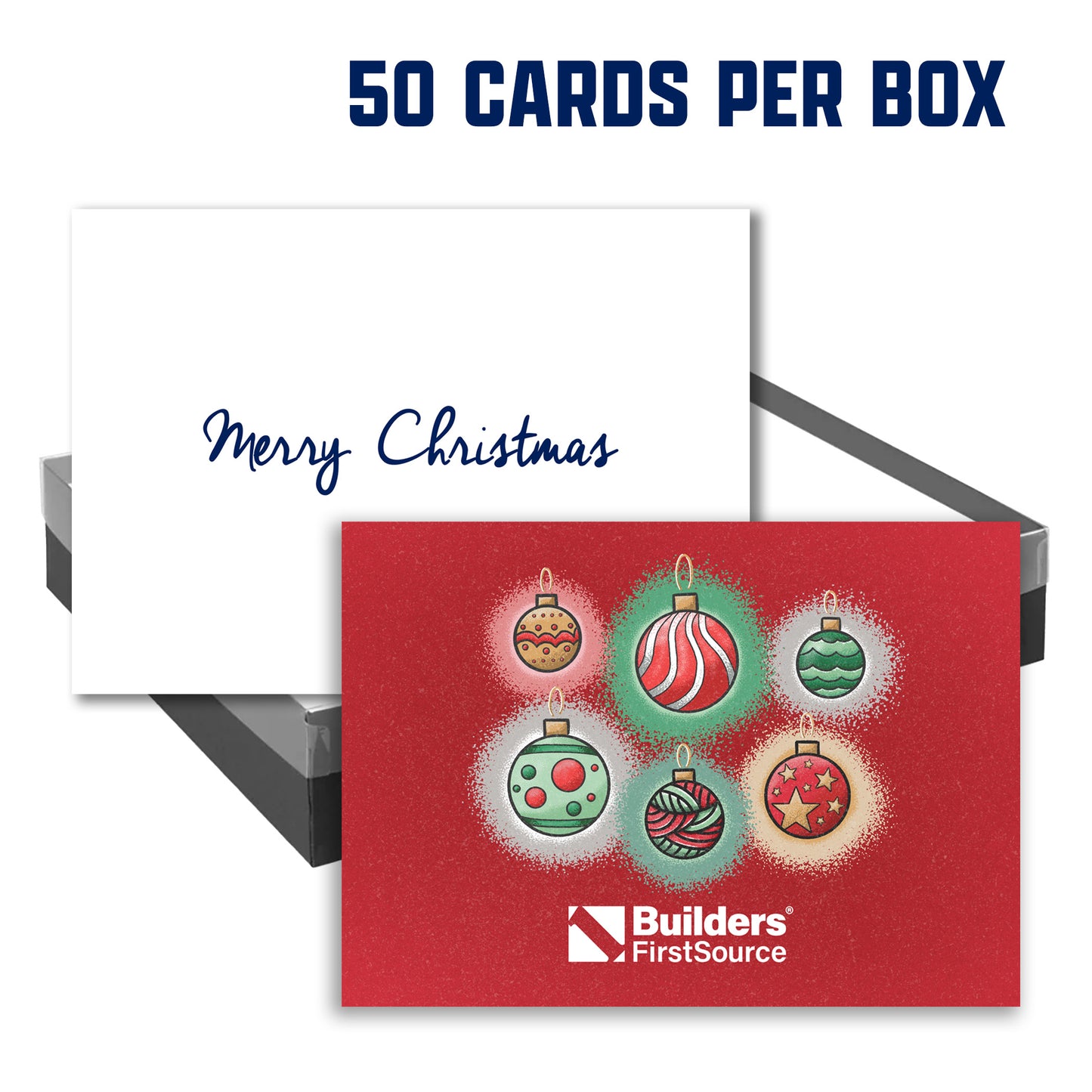 LIMITED - Builders FirstSource Holiday Cards - 1 Box (50 Cards/Envelopes)