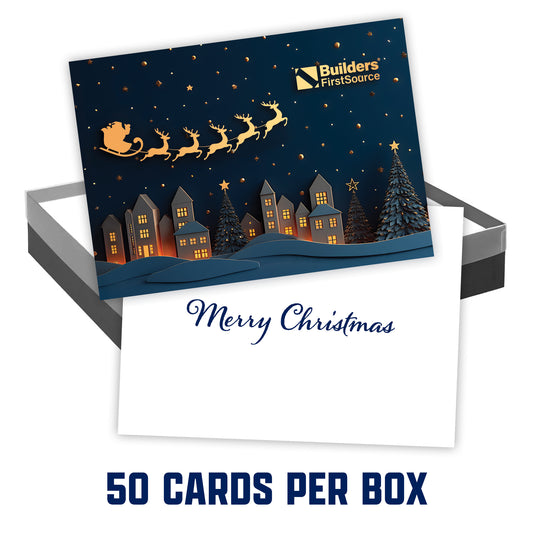 LIMITED - Builders FirstSource 2025 Holiday Cards - 1 Box (50 Cards/Envelopes)