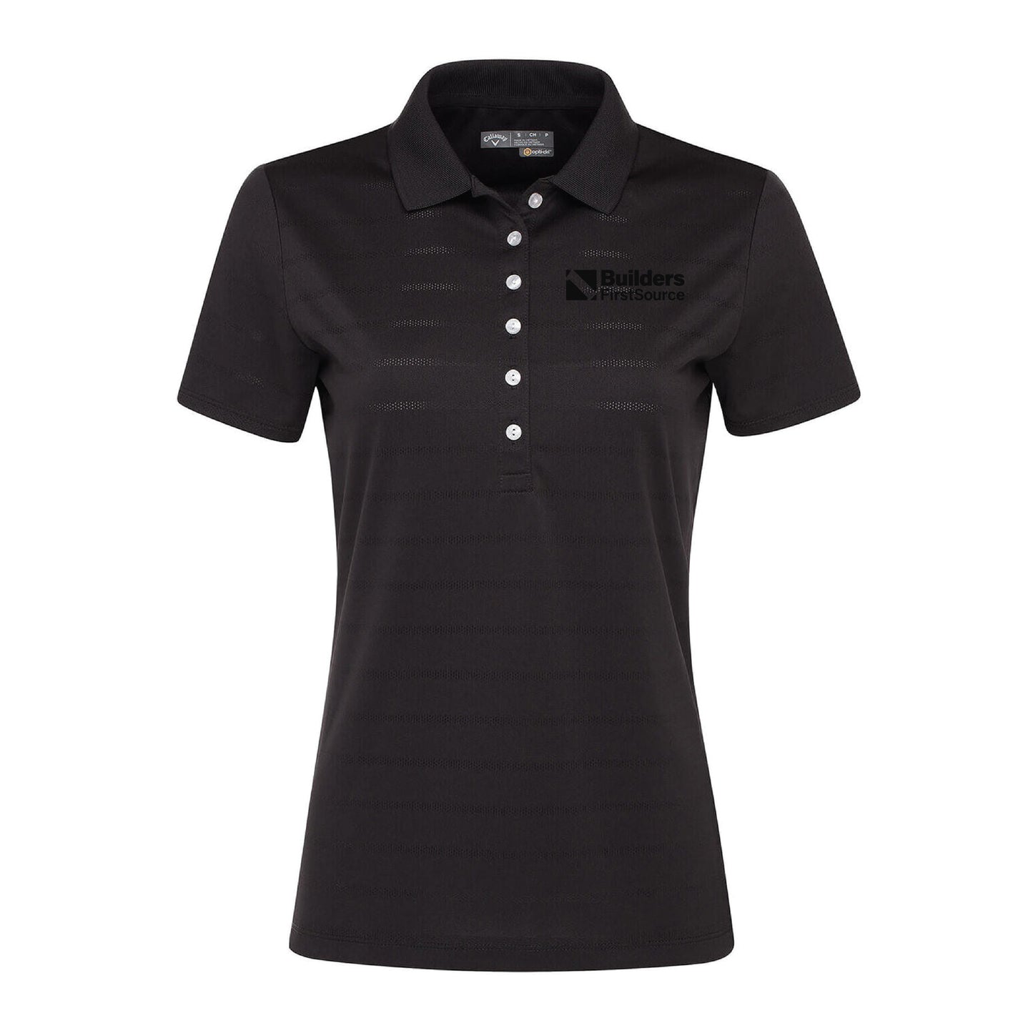 Limited Edition - Builders FirstSource Midnight Callaway Ladies' Opti-Vent Striped Polo