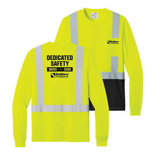 CornerStone - ANSI 107 Class 2 Long Sleeve Mesh Blocked Tee