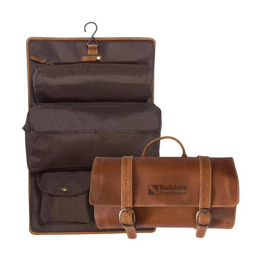 Buffalo Mountain Leather Travel Kit Bag