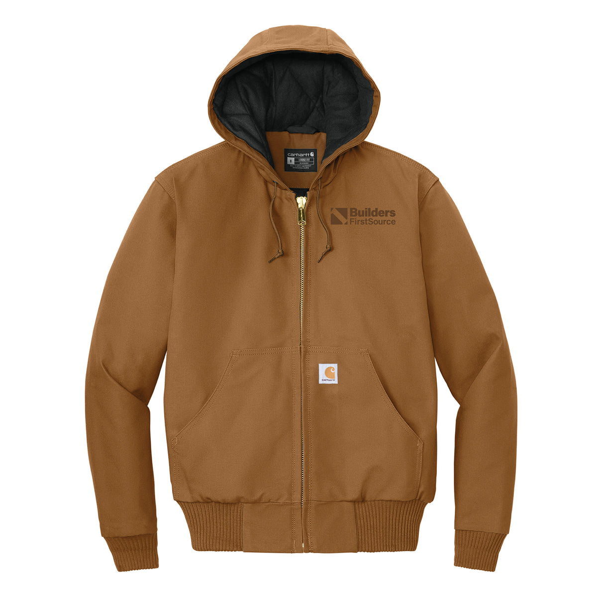 Carhartt - Quilted-Flannel-Lined Duck Active Jac