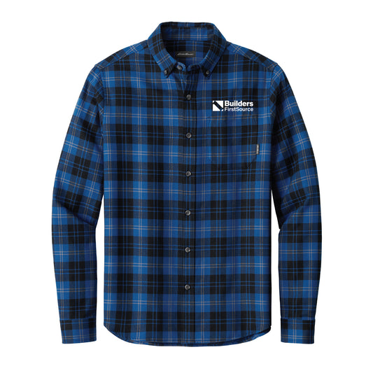 Eddie Bauer Long Sleeve Favorite Flannel Plaid Shirt