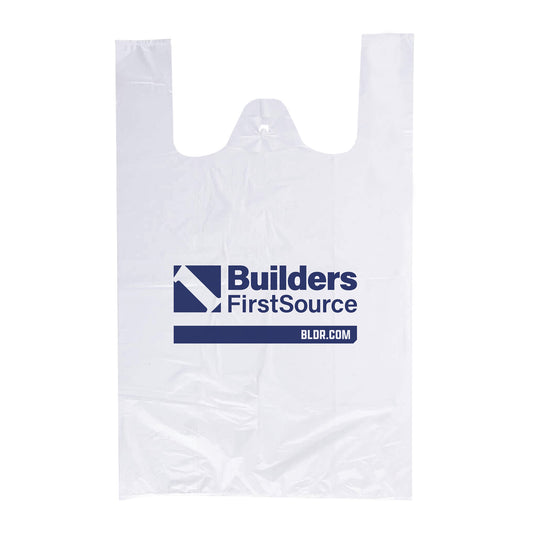 Builders FirstSource - Medium Plastic Shopping Bags (Min. Order: 500)