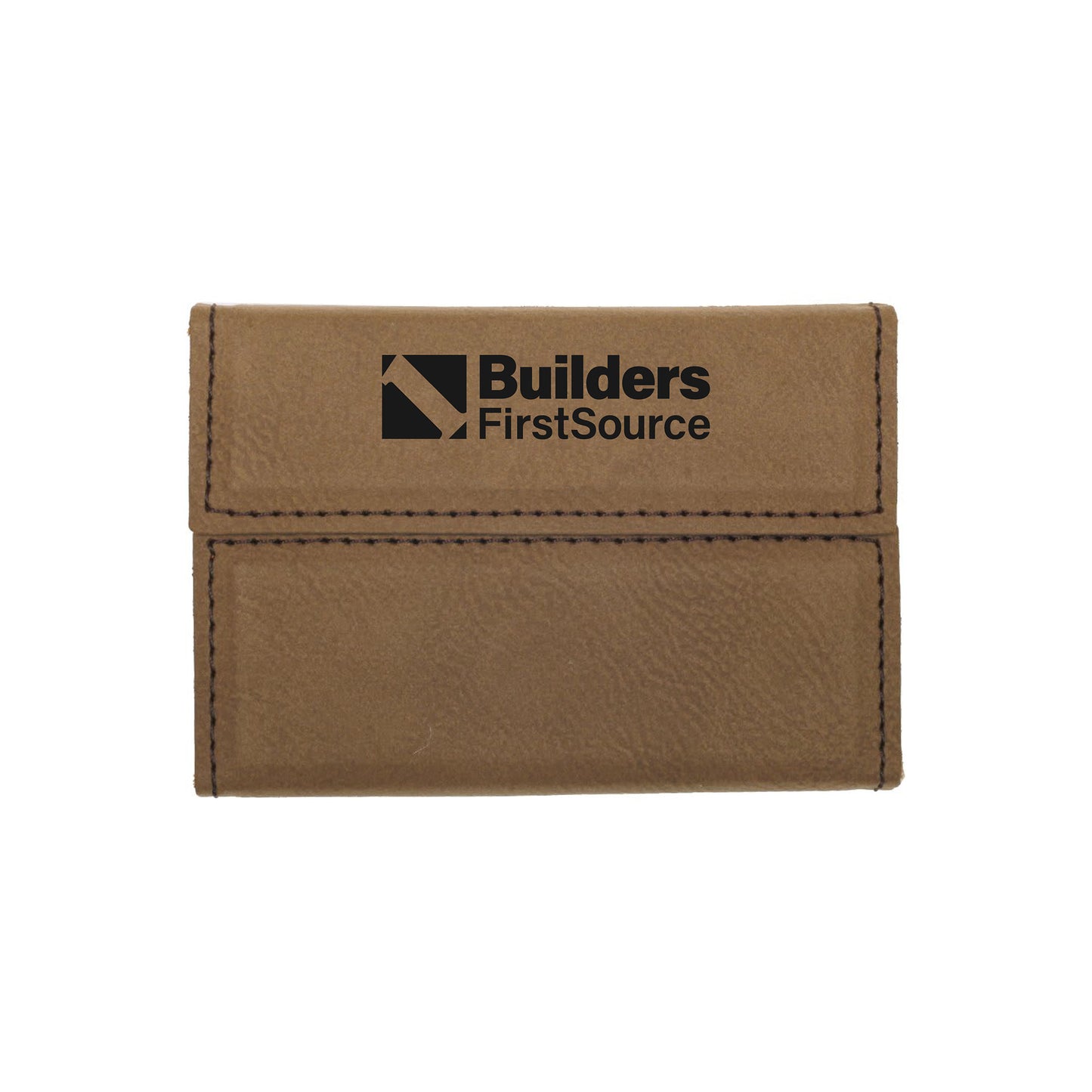 Builders FirstSource - Leatherette Hard Business Card Holder (3 3/4" x 2 3/4")