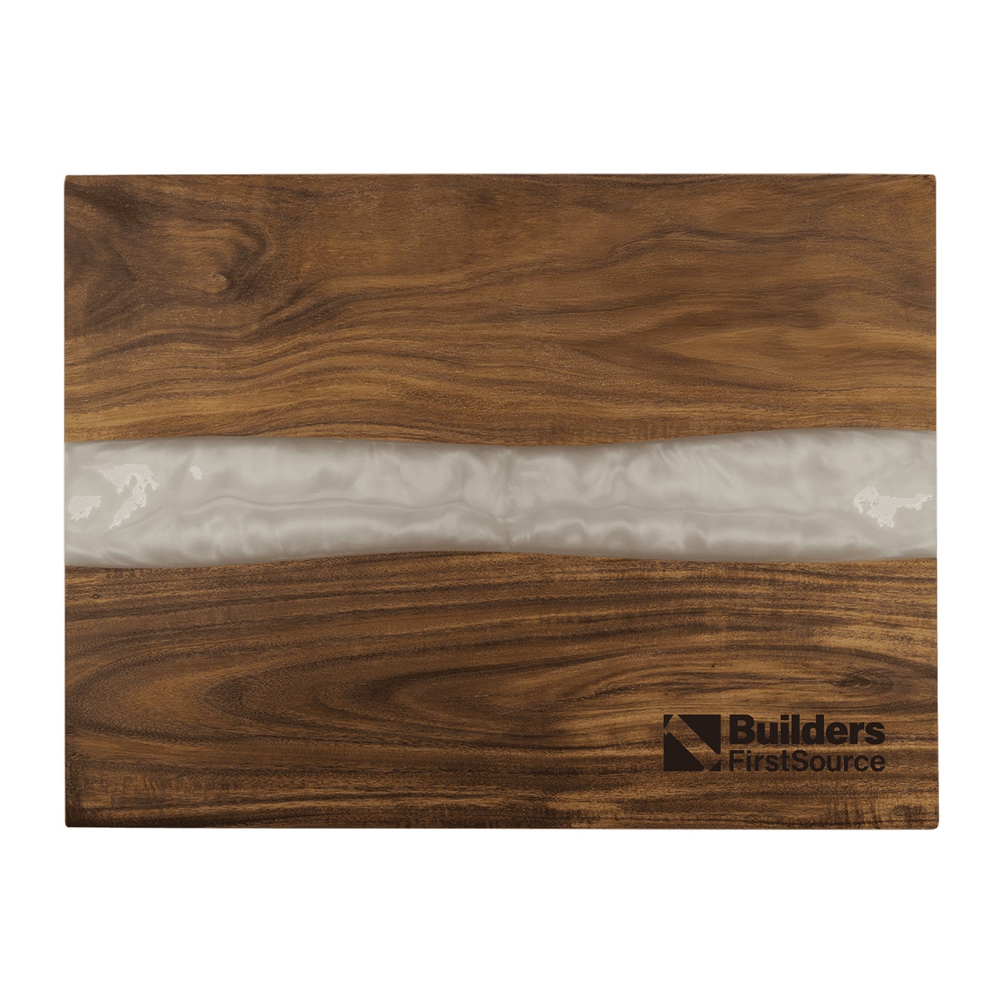 Builders FirstSource - Acacia w/Resin Serving Board (15 3/4" x 11 3/4")