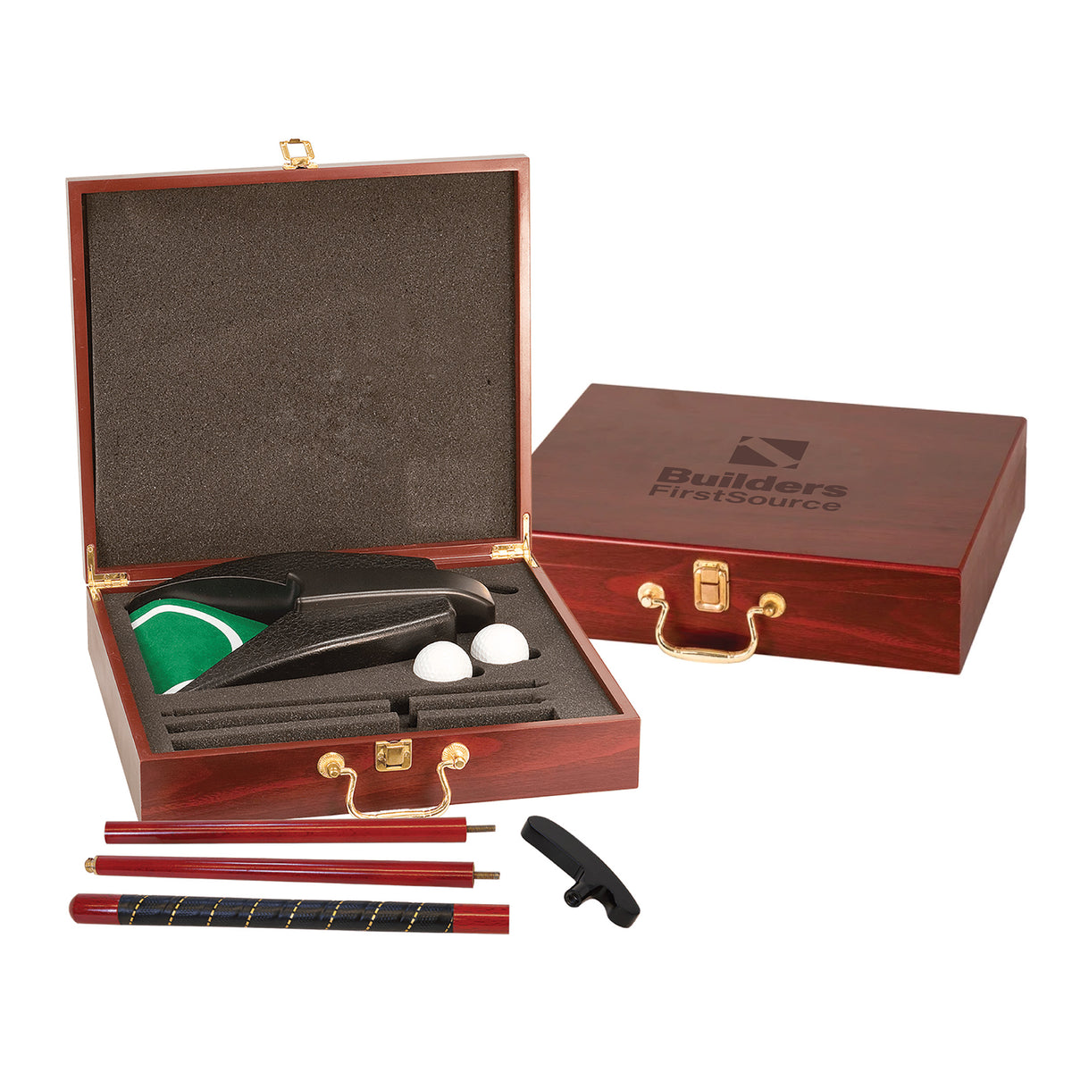 Builders FirstSource - Rosewood Finish Executive Golf Set