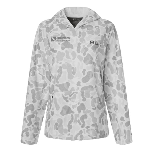 HUK - Ladies' Coldfront+ KC Print Hooded Sweatshirt