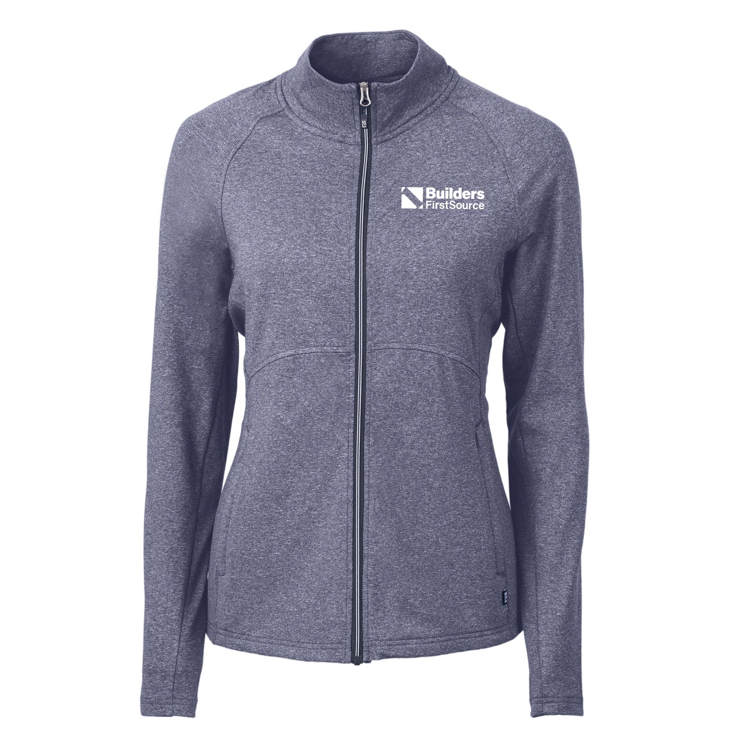 Cutter & Buck Adapt Eco Knit Heather Recycled Ladies Full Zip