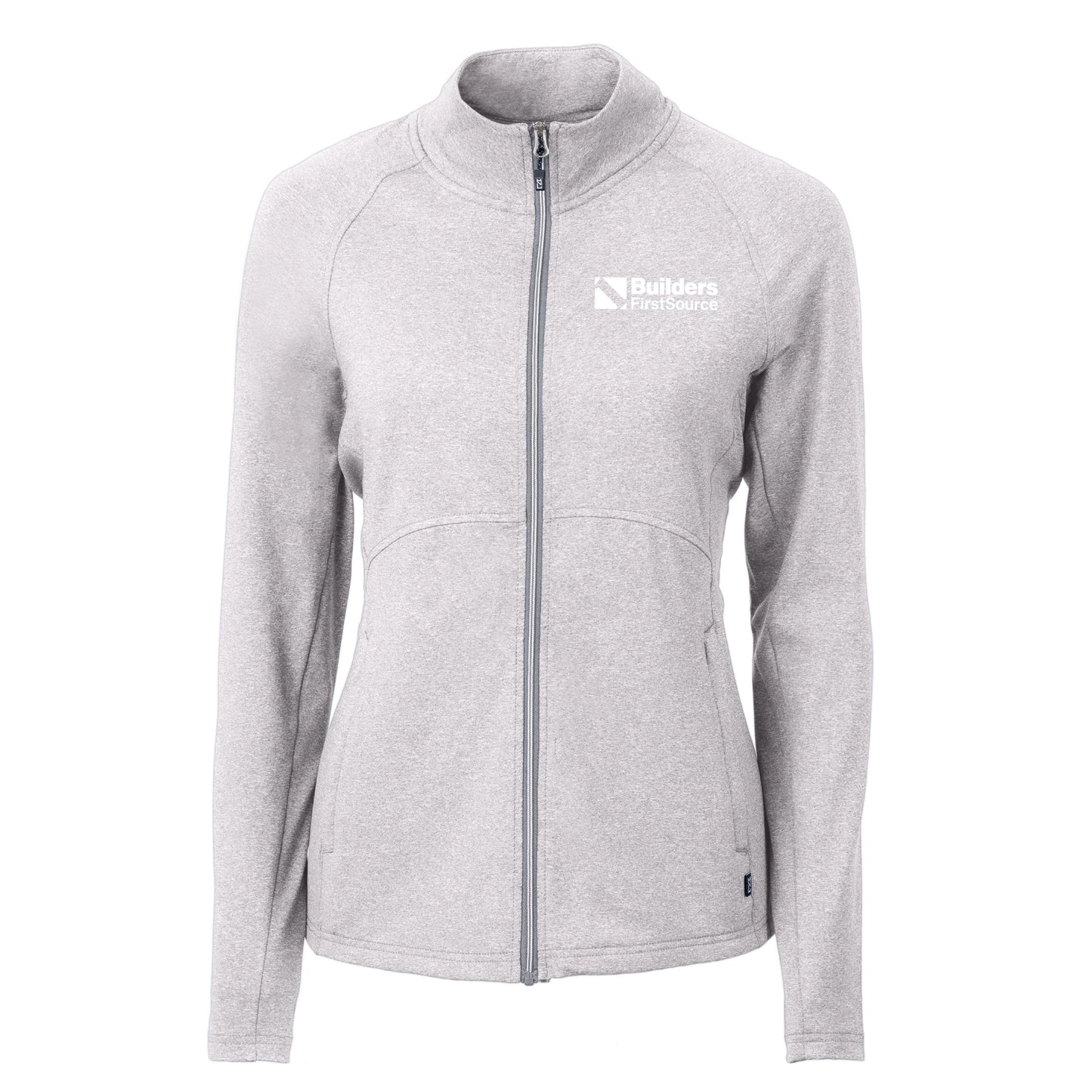 Cutter & Buck Adapt Eco Knit Heather Recycled Ladies Full Zip