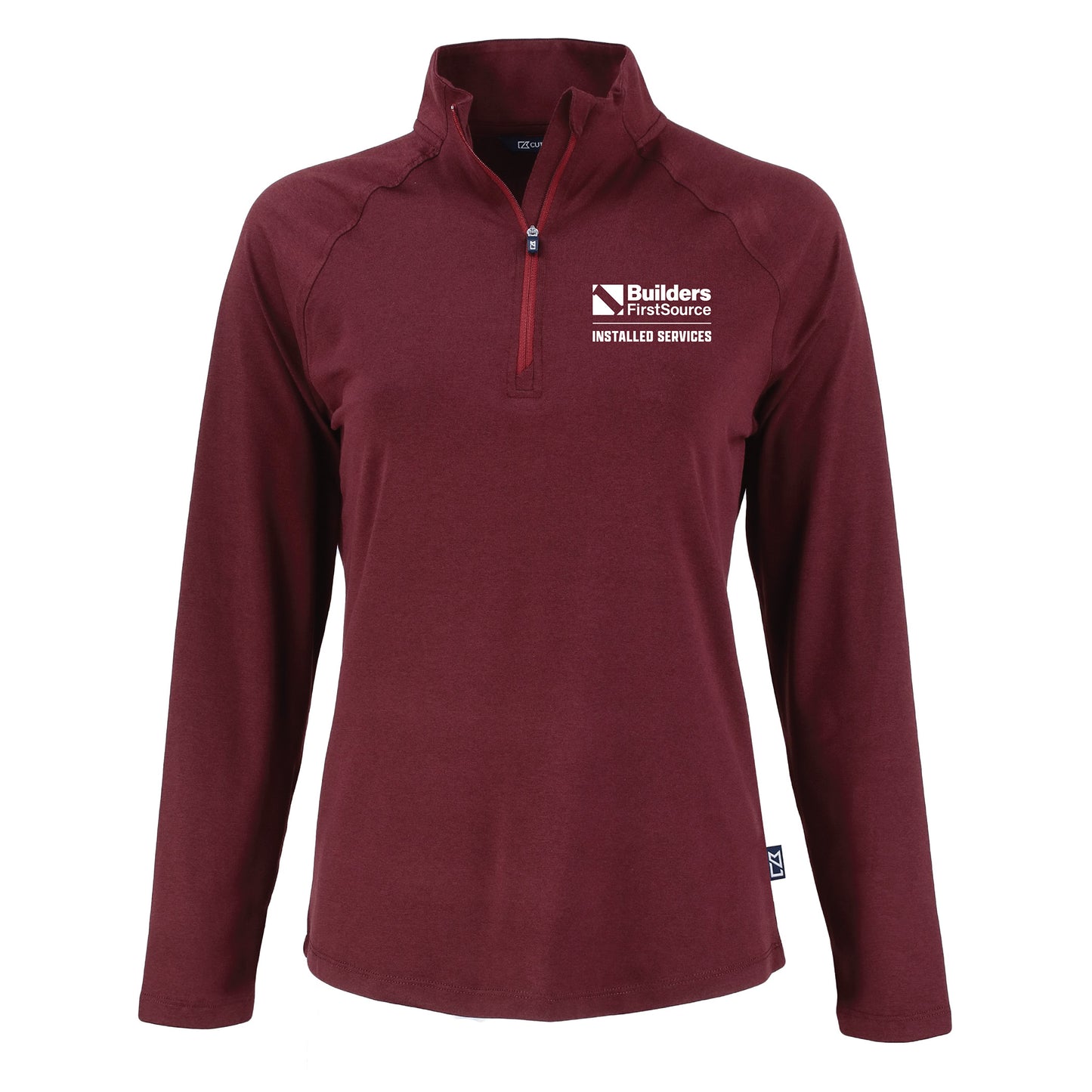 Installed Services - Cutter & Buck Coastline Epic Comfort Recycled Ladies' Quarter Zip