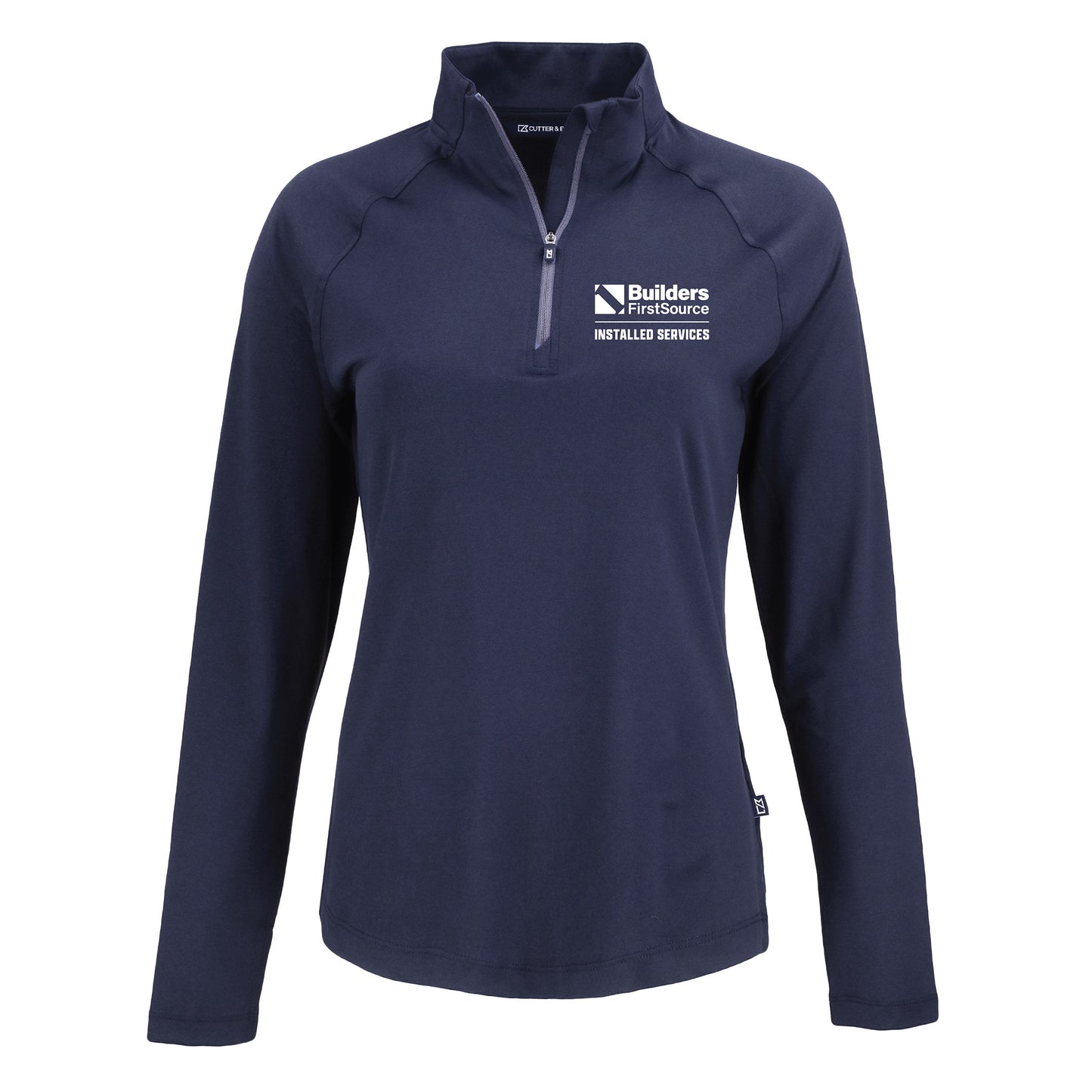 Installed Services - Cutter & Buck Coastline Epic Comfort Recycled Ladies' Quarter Zip