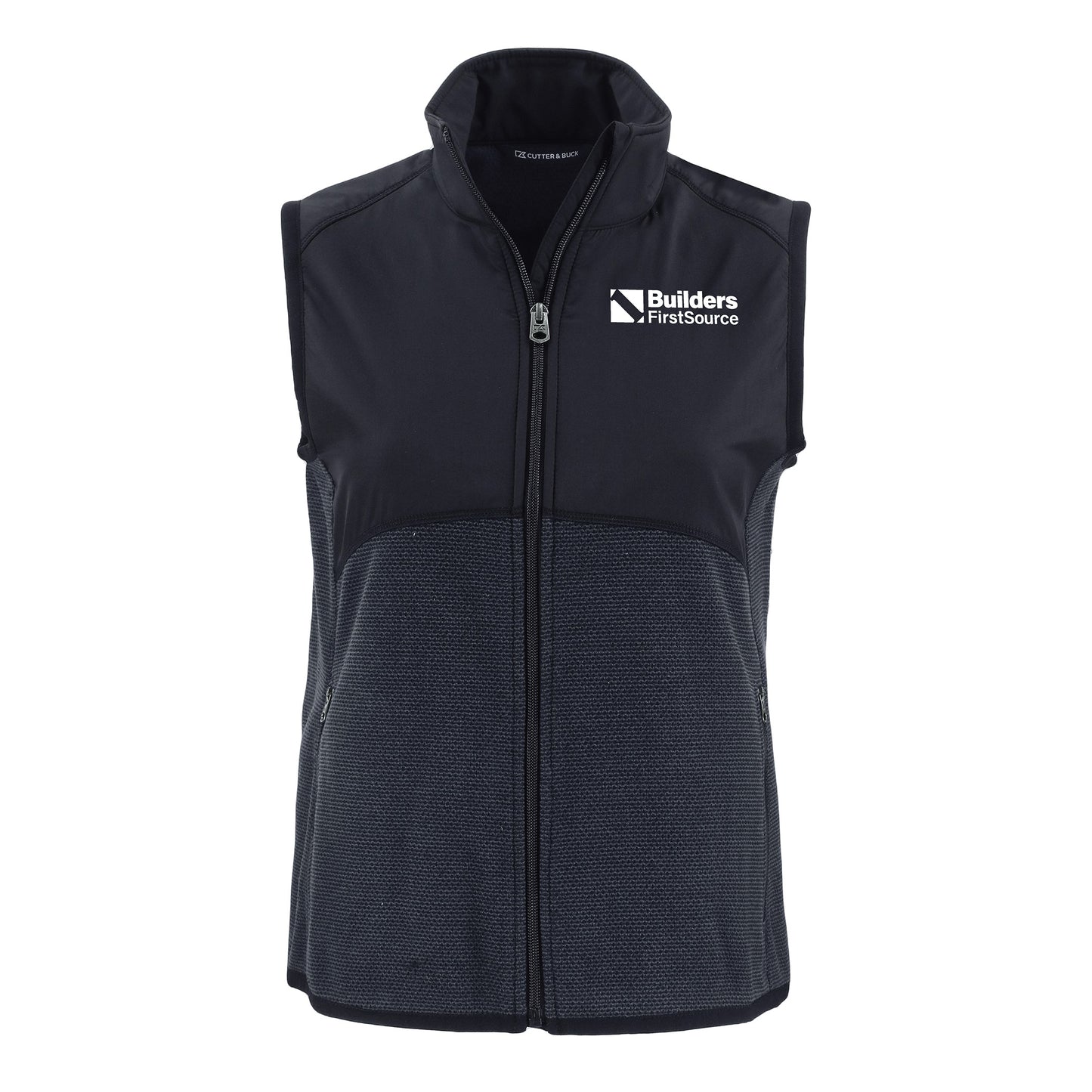 Cutter & Buck - Hunts Point Recycled Fleece Ladies' Hybrid Full Zip Vest