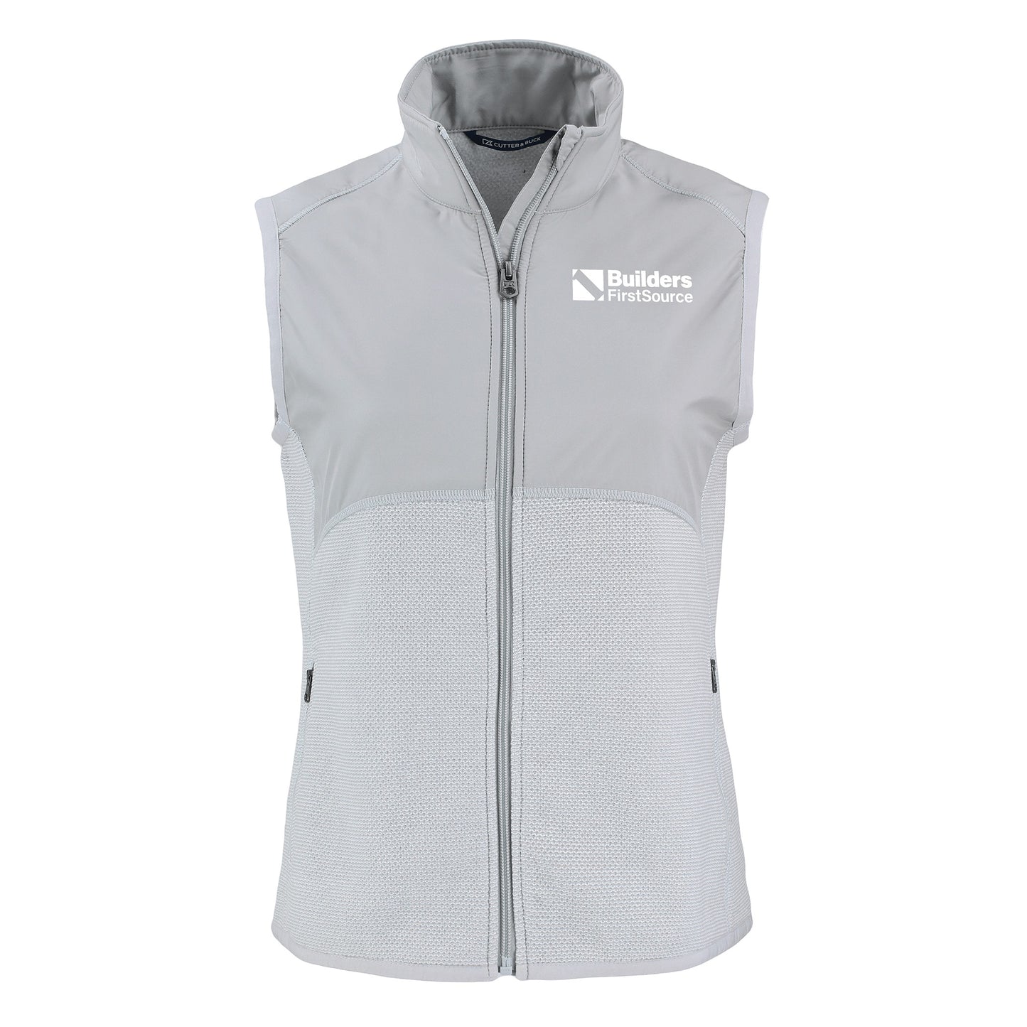 Cutter & Buck - Hunts Point Recycled Fleece Ladies' Hybrid Full Zip Vest